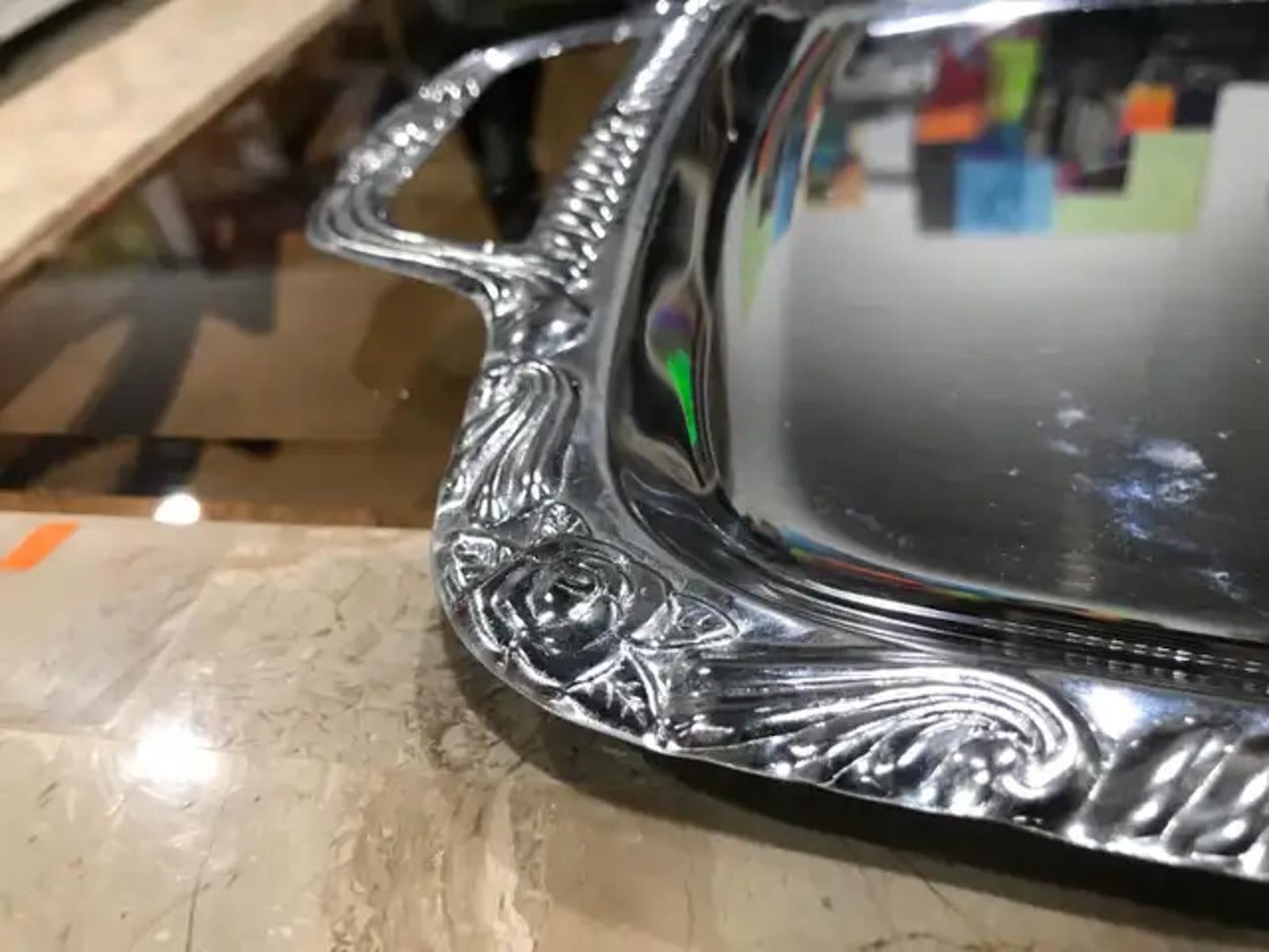 Mirror Plated Tray