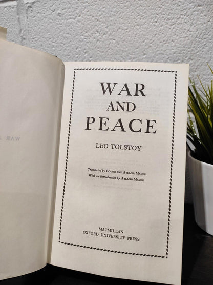 War and Peace - The Famous Translation by Louise and Aylmer Maude (Hardcover)