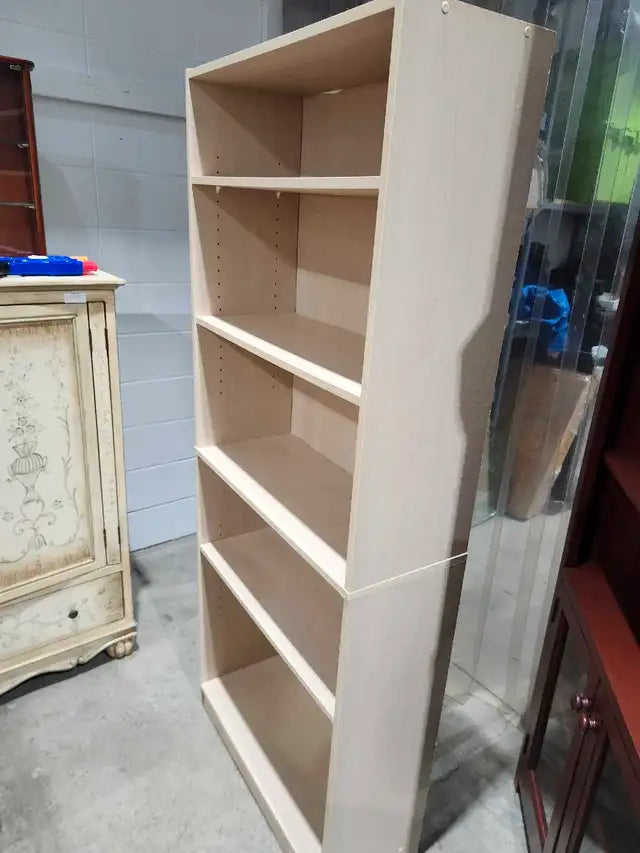 Wooden Bookcase - Adjustable Shelves