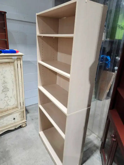 Wooden Bookcase - Adjustable Shelves