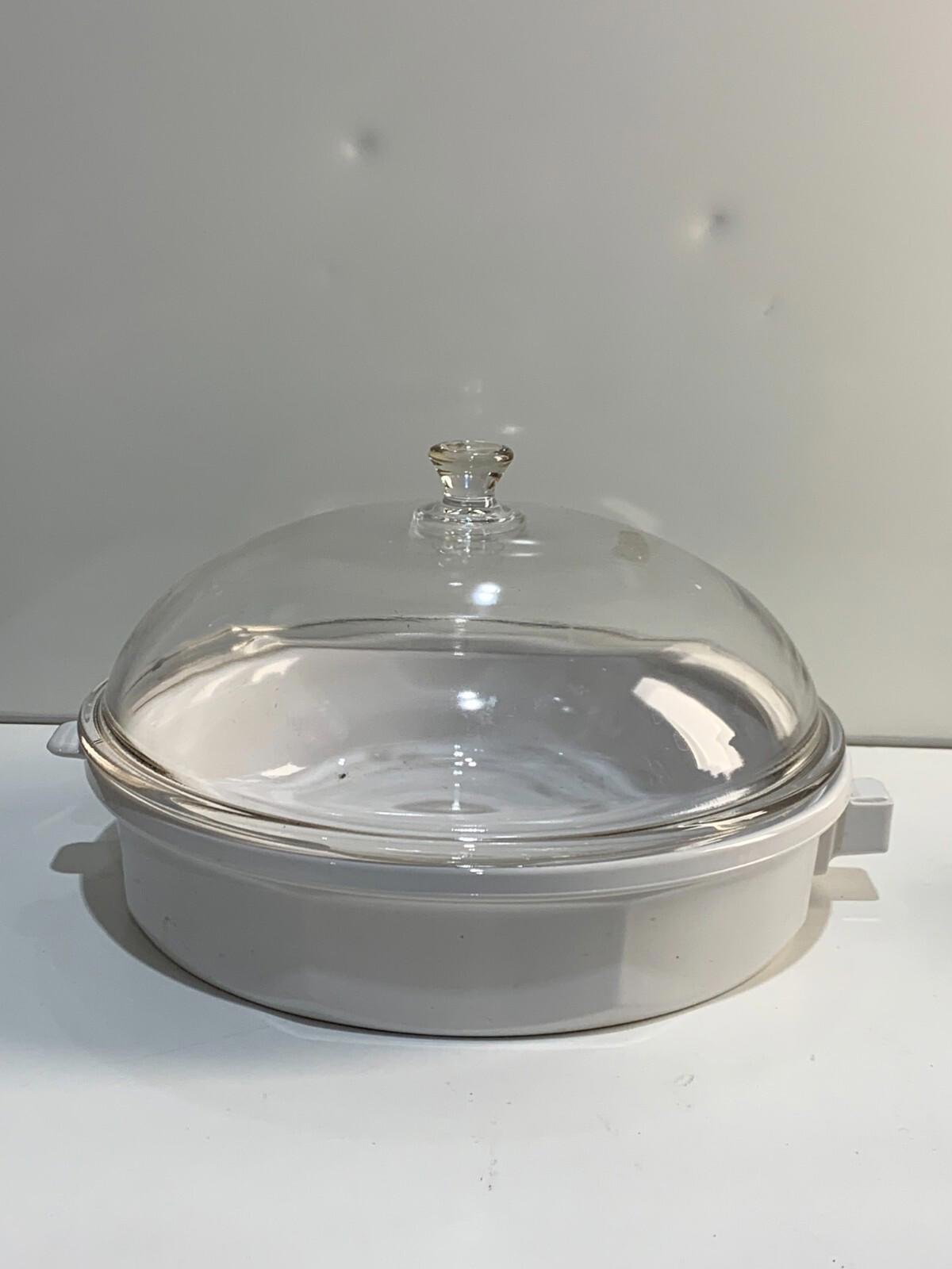 Princess House Nouveau Large Skillet & Lid, White