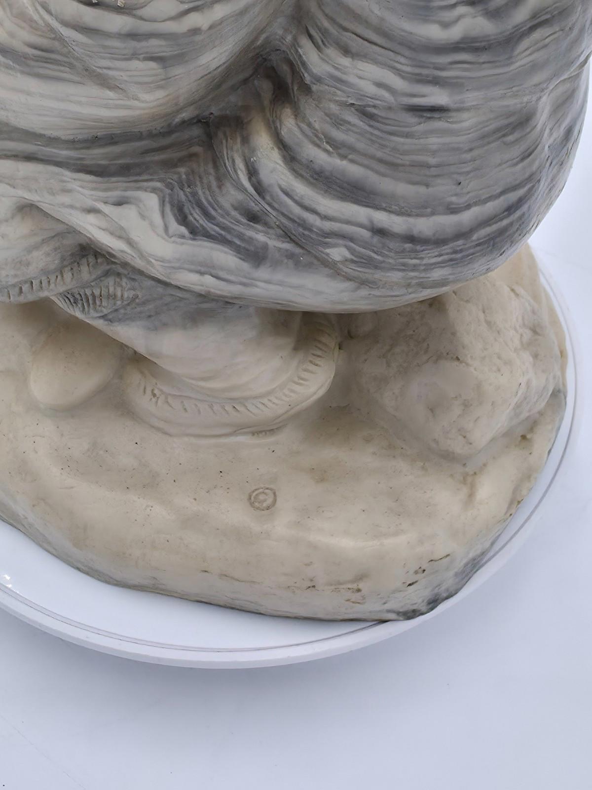 Vintage Inuit "The Hunt" Sculpture Eskimo Canada Signed Soapstone Hand Carved