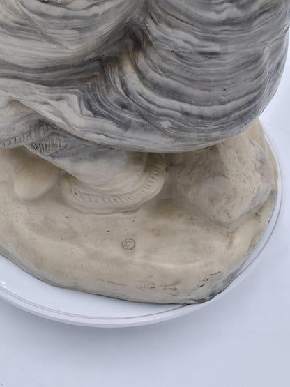 Vintage Inuit "The Hunt" Sculpture Eskimo Canada Signed Soapstone Hand Carved