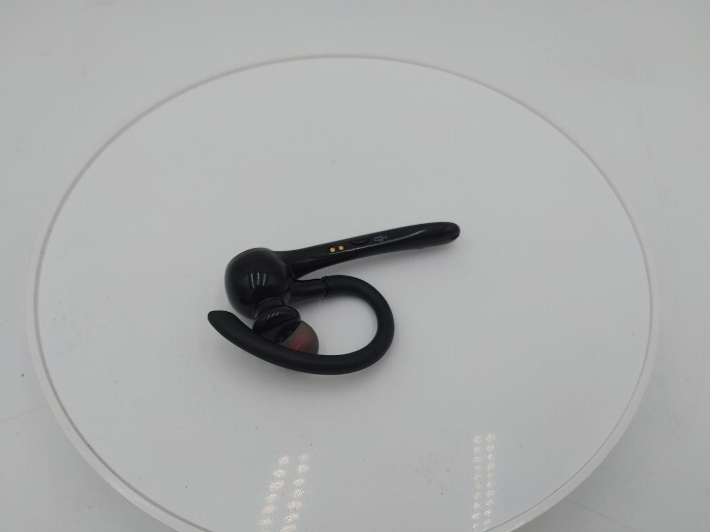 Good Condition Earpiece Headset Microphone Left or Right Black Tested Working