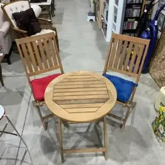 Teak Patio 3 Piece Set