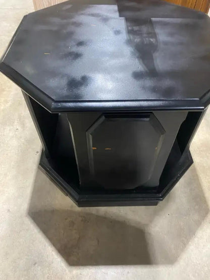Black Hexagon Coffee Table