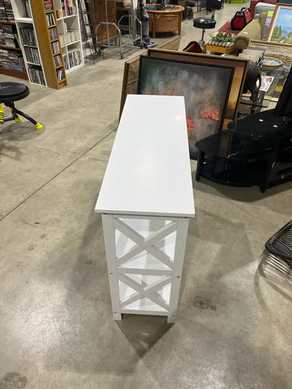 White Console Table