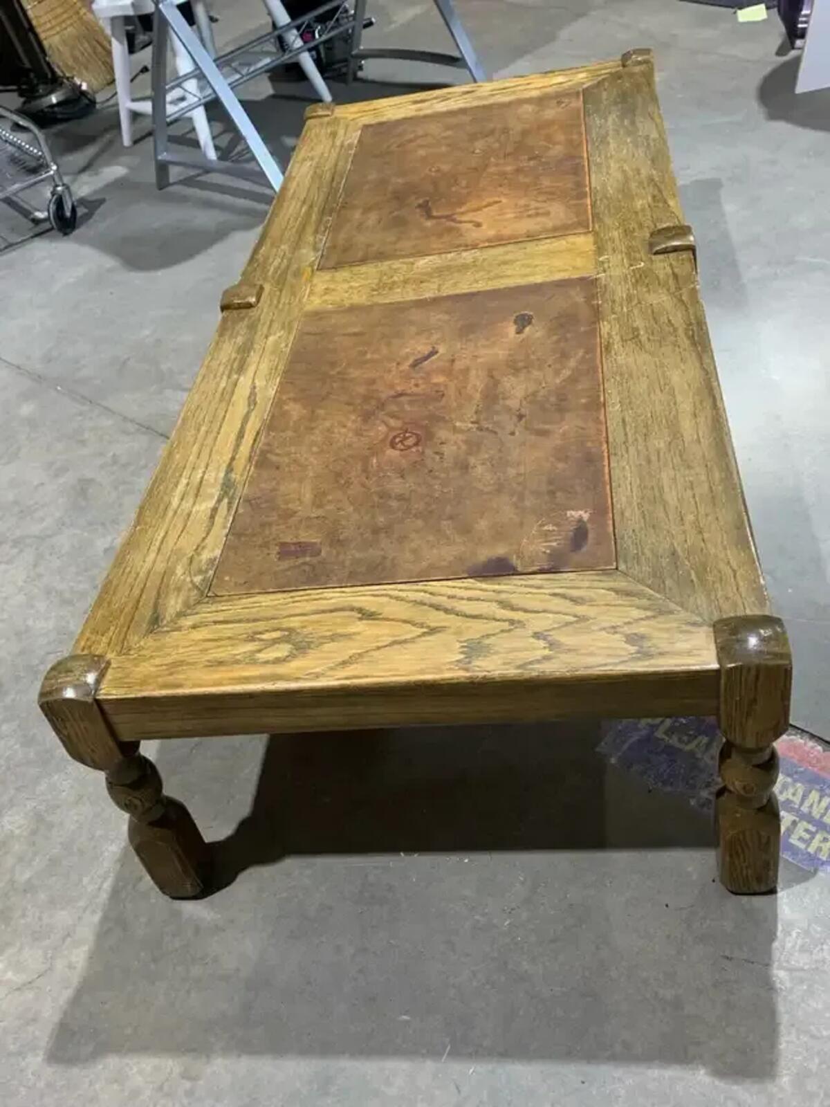 Large Panel Coffee Table