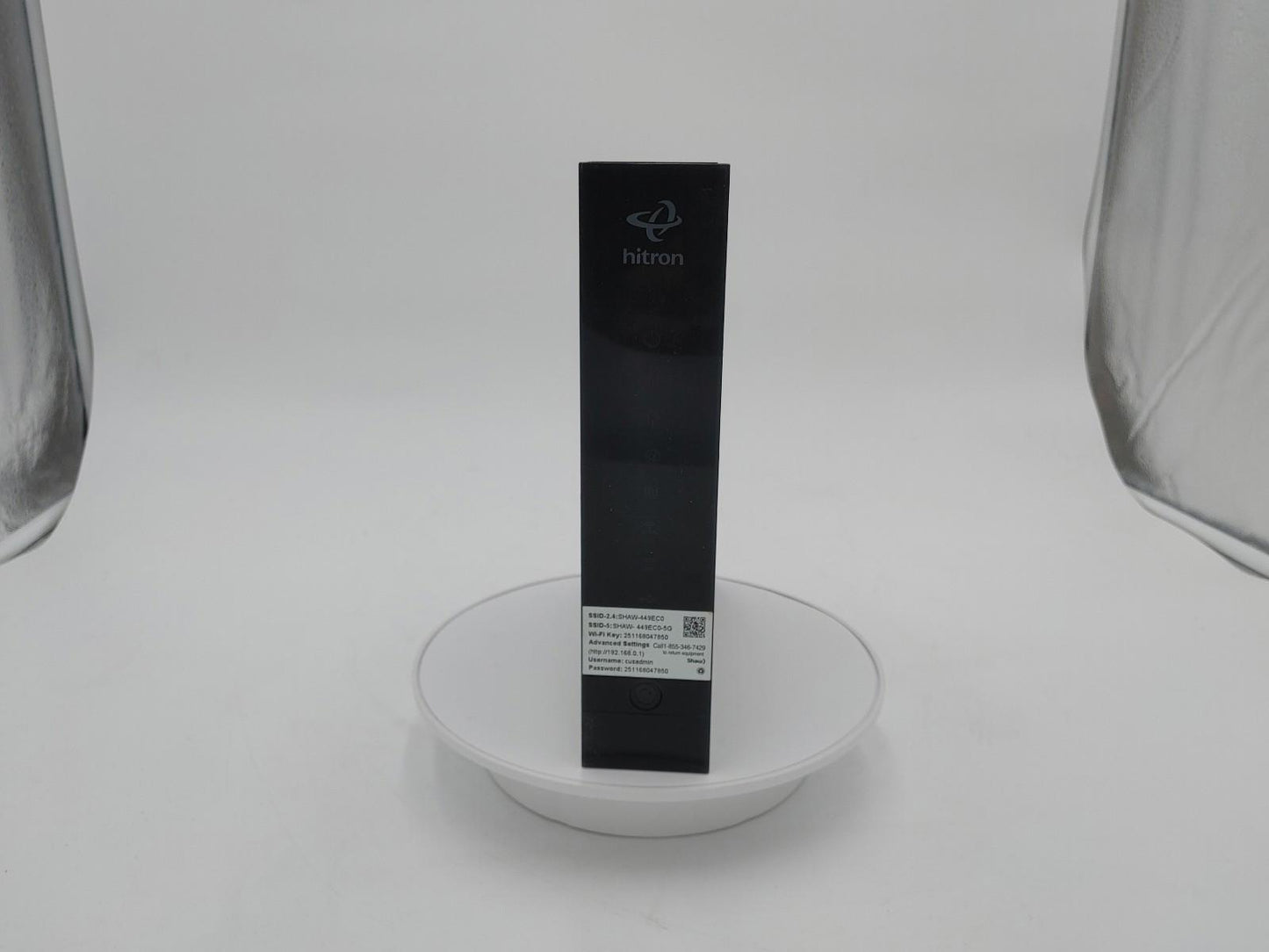 Good Condition Hitron CGNM-2250 WLAN WiFi Router Black Untested
