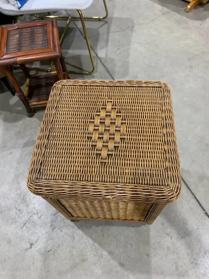 Wicker Side Table