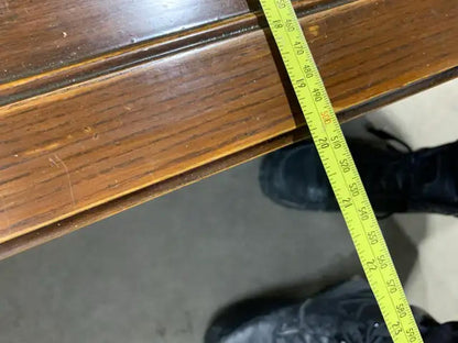 Large Dark Wood Coffee Table