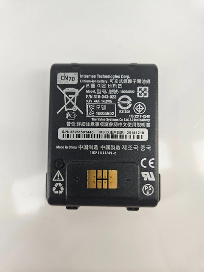 Genuine Intermec CN70 CN70E Battery 318-043-033 4Ah 1000AB02