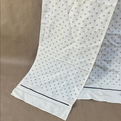 NWT J.Crew Elegant Cream Silk Scarf