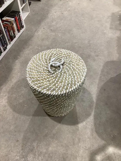 Boho Basket With Lid