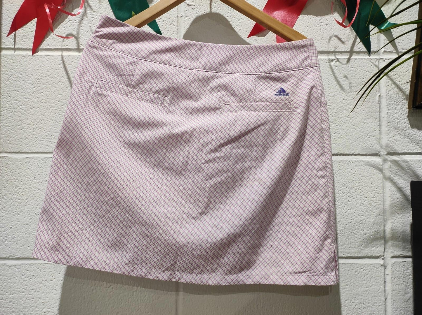 Adidas Golf Skort size 6 S Shorts Under Skirt Activewear Purple 17"