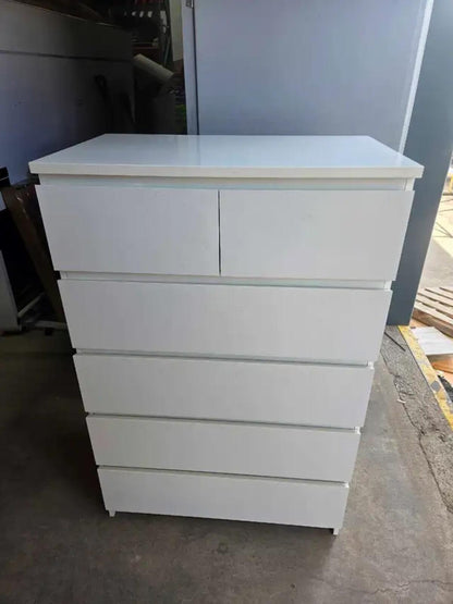 Ikea 6-Drawer Dresser - White