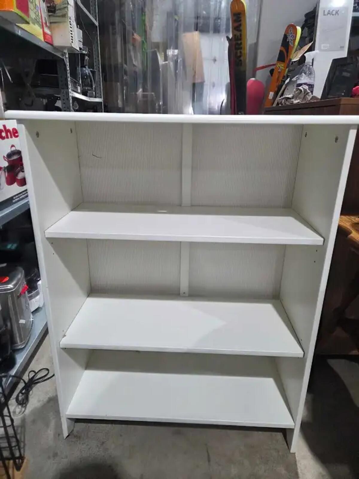 White Ikea Billy Bookcase