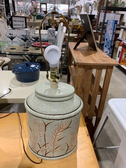 Rustic Ceramic Table Lamps - 2 available