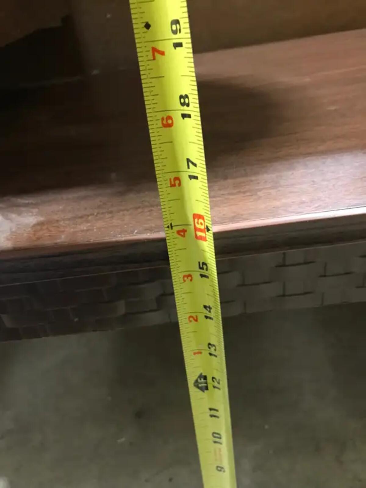 Mid-century Modern 2-Tier Step Coffee Table