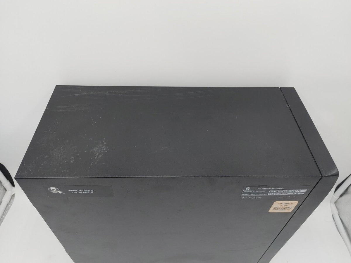 Bon état HP Pavilion p6-2142 i3 3,3 GHz 4 Go de RAM 500 Go de disque dur Windows 11 Pro Noir