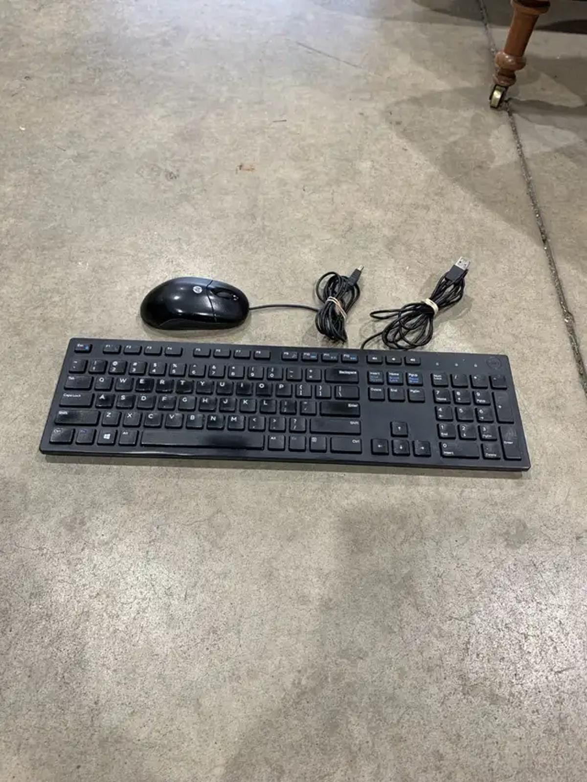 HP Mouse and Dell Keyboard