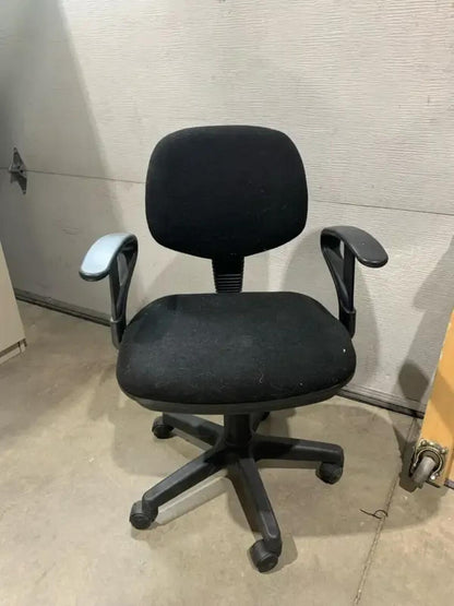 Black Fabric Office Chair
