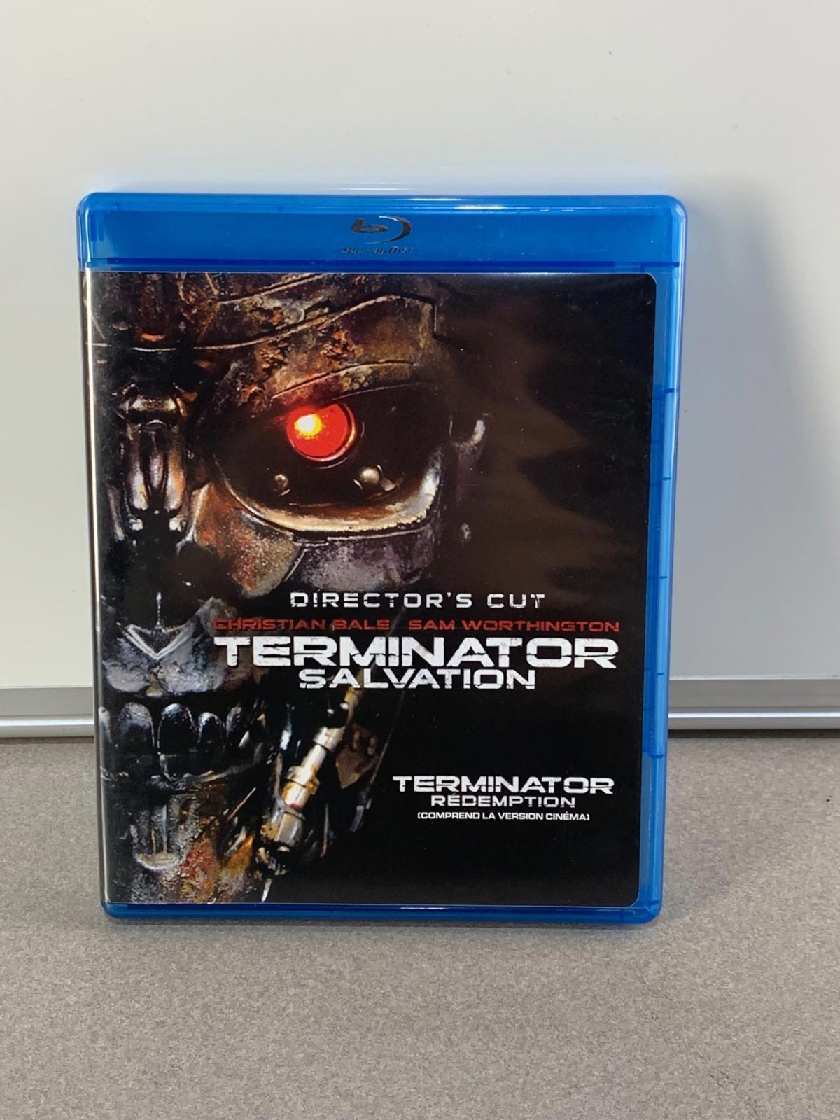 Terminator Salvation: Blu-ray 2-Disc Theatrical + Director's Cut 2009 Great Cond