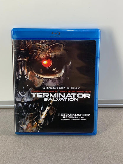 Terminator Salvation: Blu-ray 2-Disc Theatrical + Director's Cut 2009 Great Cond