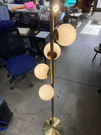 Tall Standing Gold Tree Floor Lamp