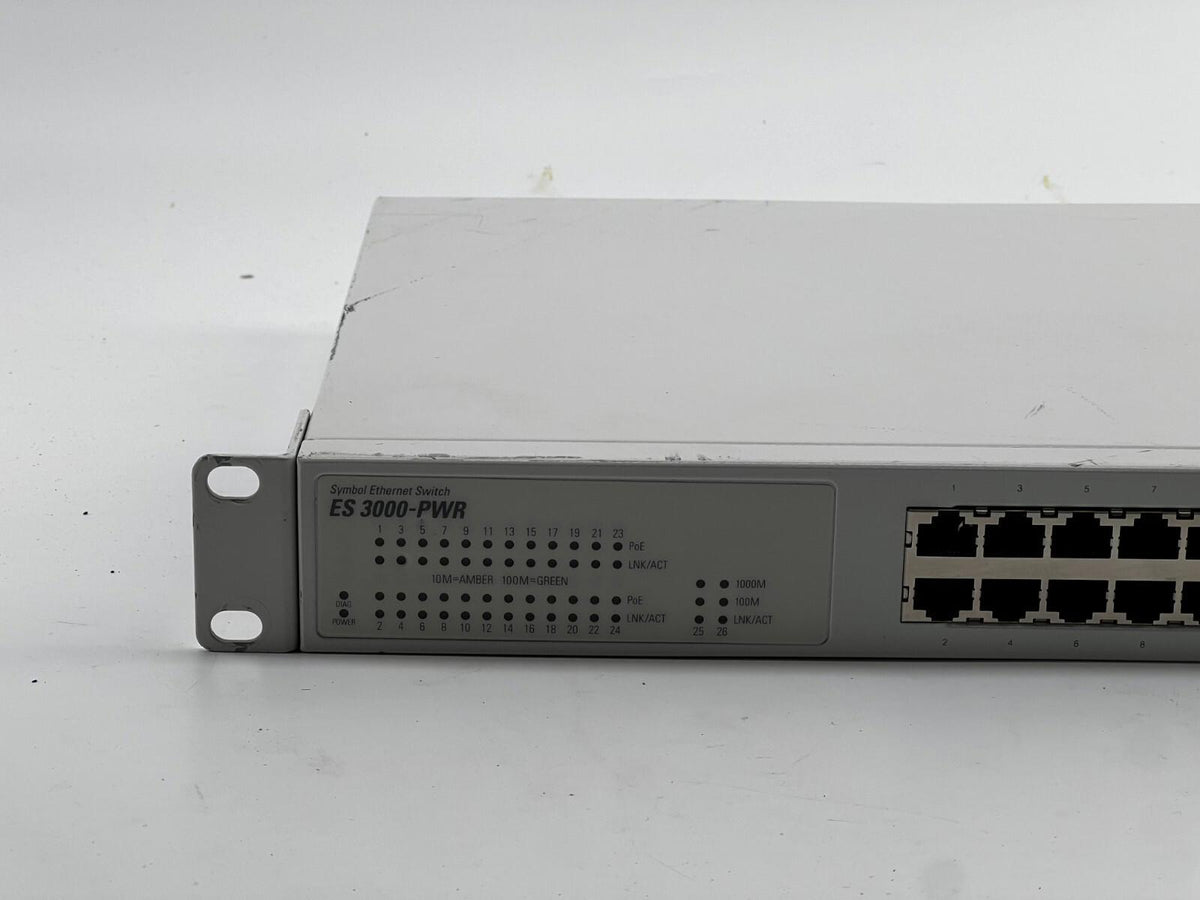 GOOD Symbol Switch Ethernet 24 ports ES-3000-PWR-10-WW Entreprise 10/100 Base-T PoE
