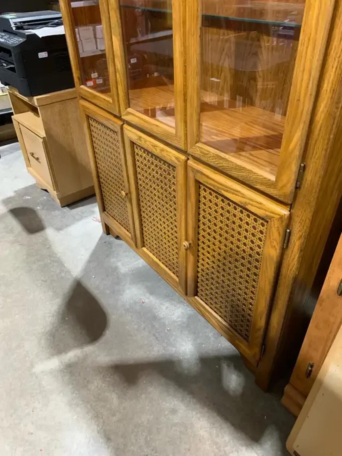House of Braemore Oak Cabinet Hutch
