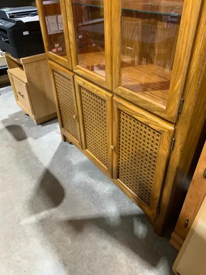 House of Braemore Oak Cabinet Hutch