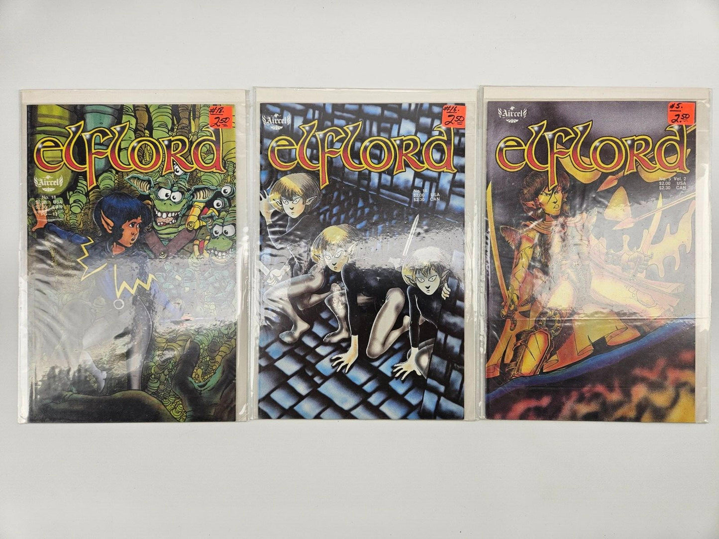 Lot of 16 - Elflord Comics - Excellent Condition