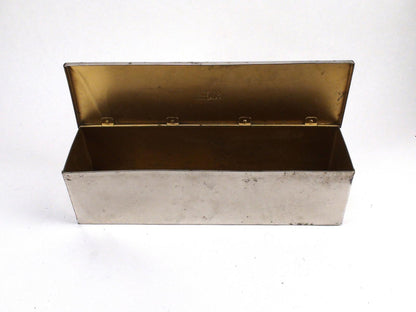 Antique Vintage Thermos Box, Metal 35cm