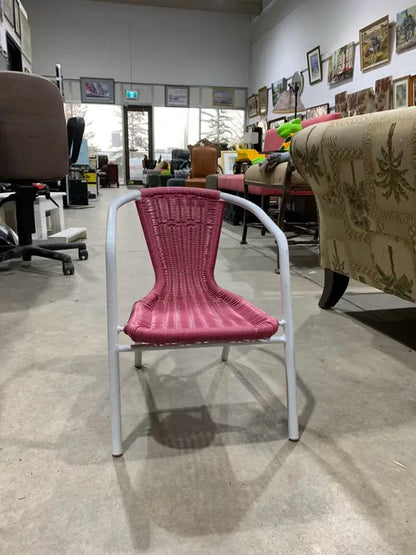 Pink Children’s Wicker Chair