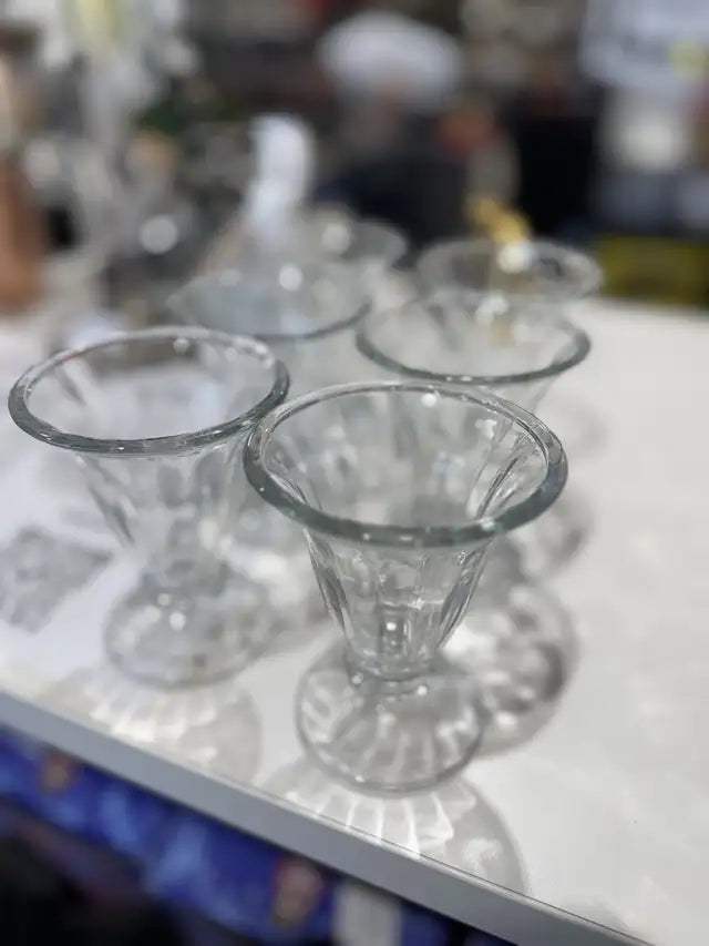 Glass Dessert Cup Bowls (Set Of 6)