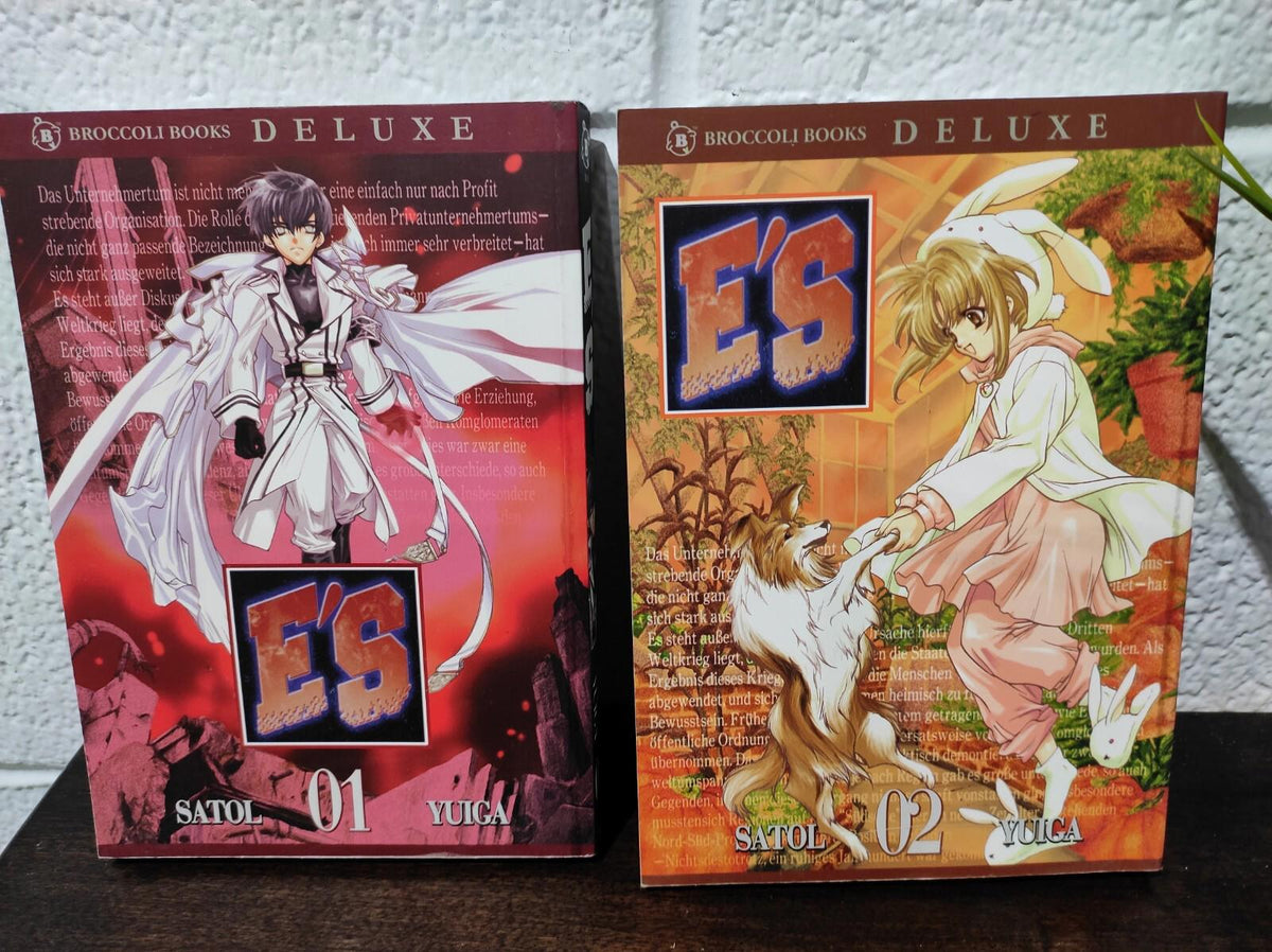 E'S Manga Vols 1-4 Lot English by Satol Yuiga