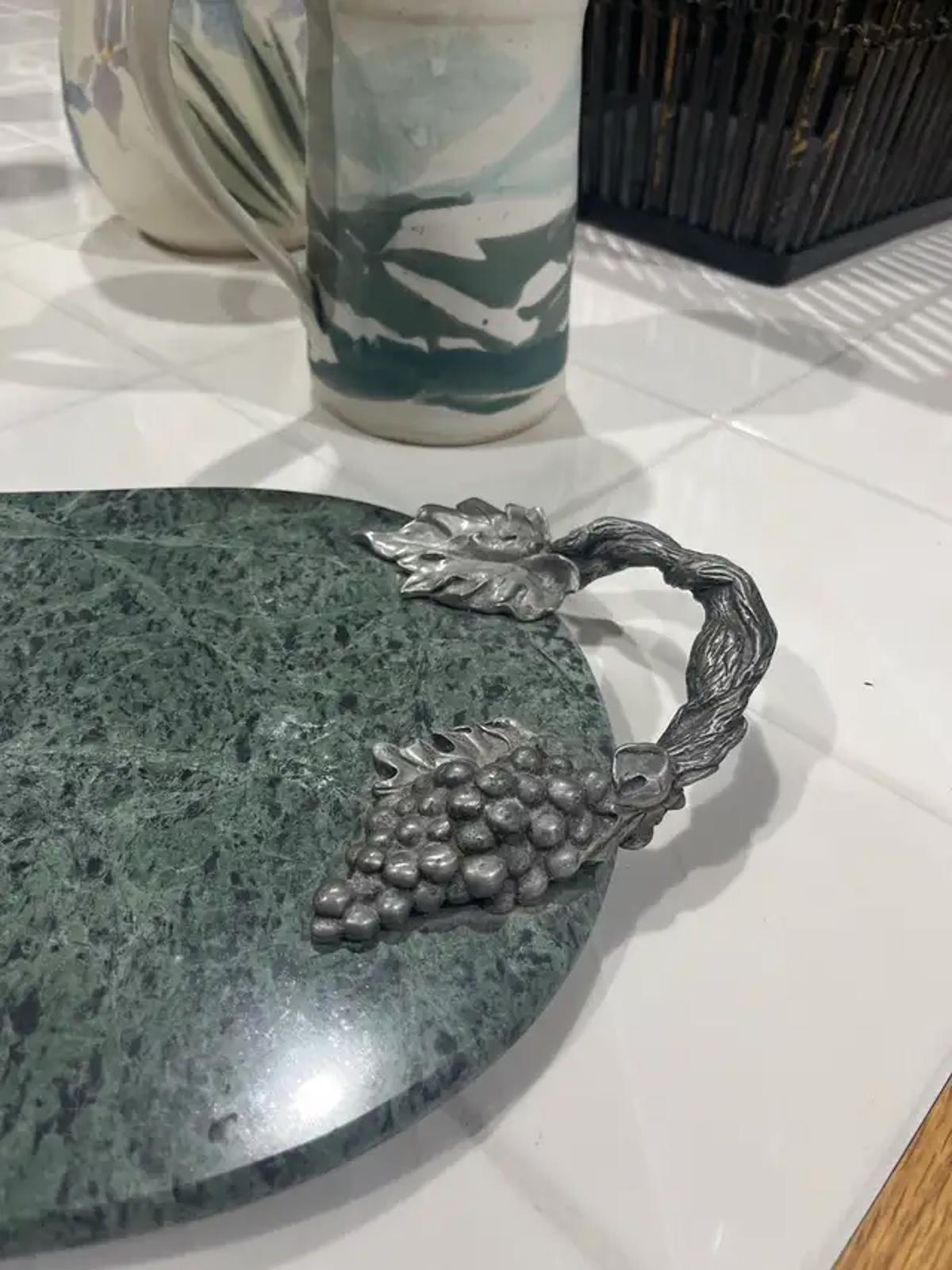 Green Marble Tray