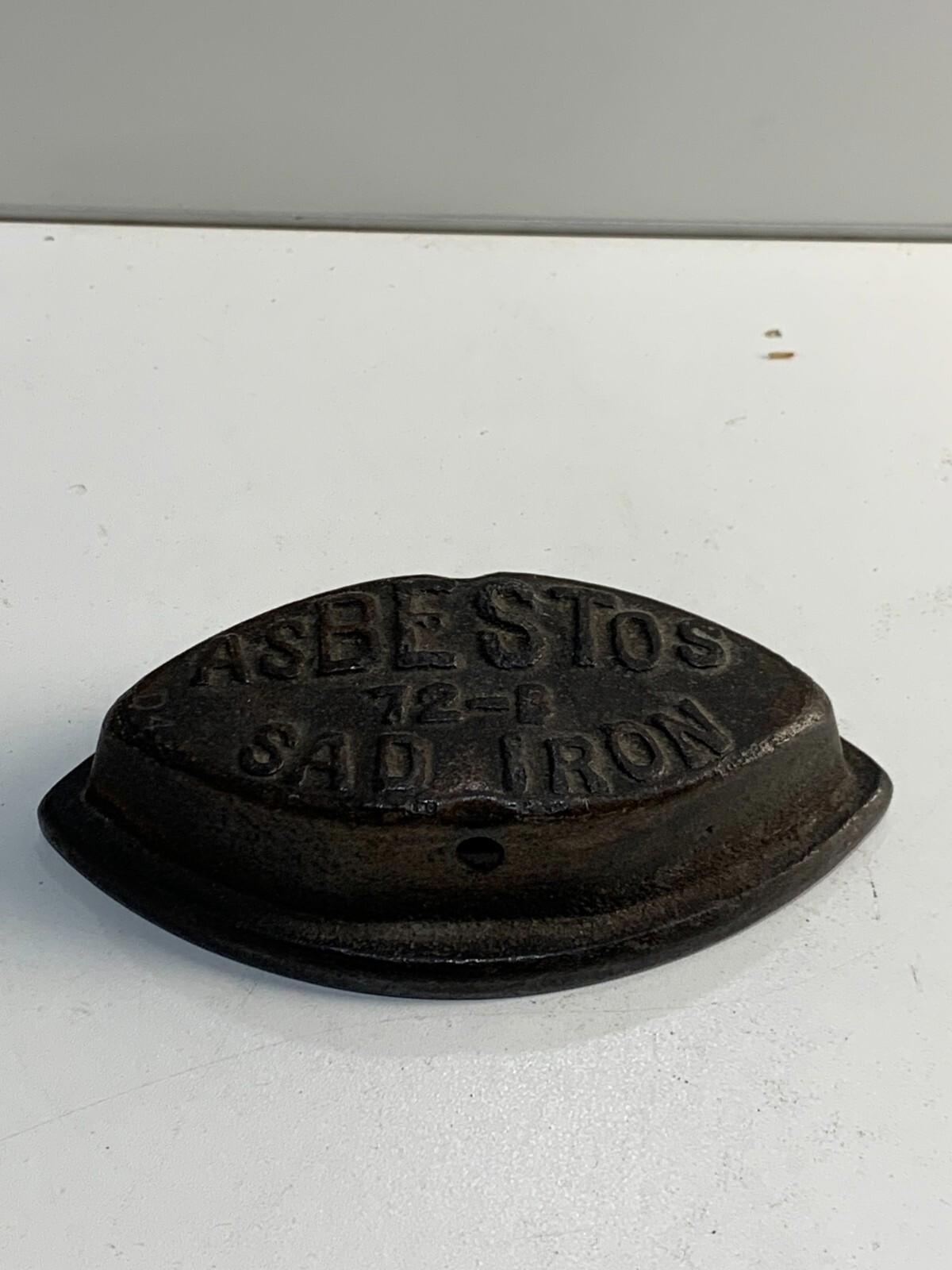 Antique Asbestos 72-B Sad Iron