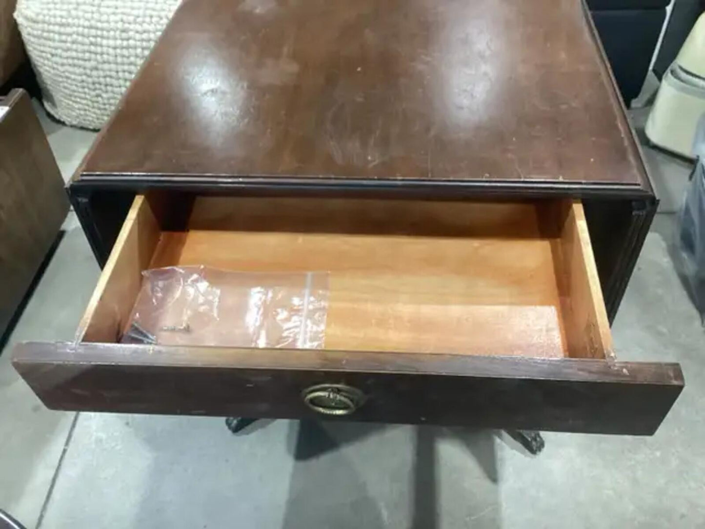 Gibbard Antique Brandt Drop Leaf Dining Table