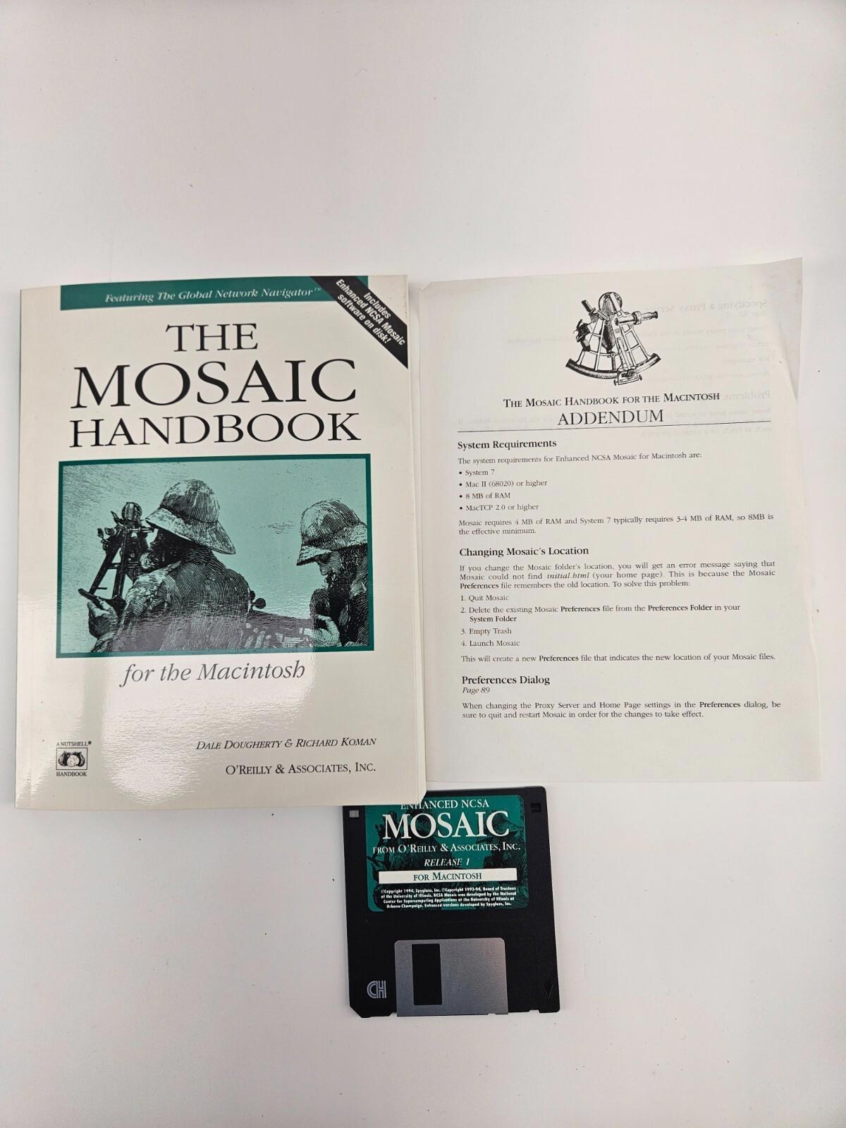 The Mosaic Handbook For Mac 3.5" Floppy