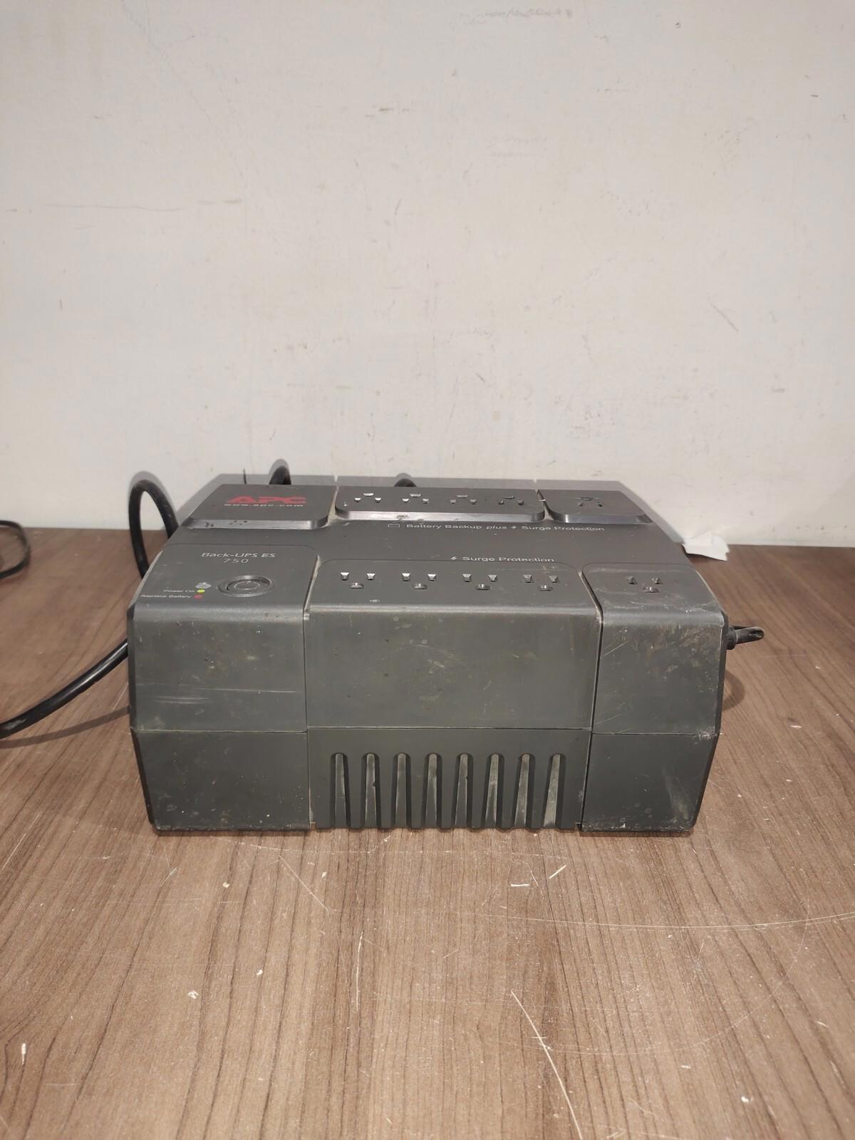 Good Condition APC Battery Back-UPS ES 750BB 10 Power Outlets Needs new battery