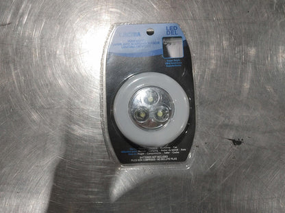 BRAND NEW IN BOX ELECTRA LED Push Light White/Silver