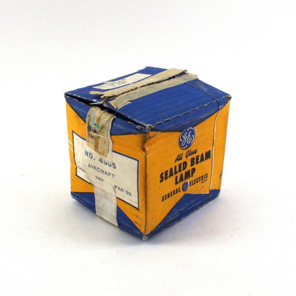 GE Sealed Beam Lamp Aircraft 4505 50W 28V Vintage - Open Box