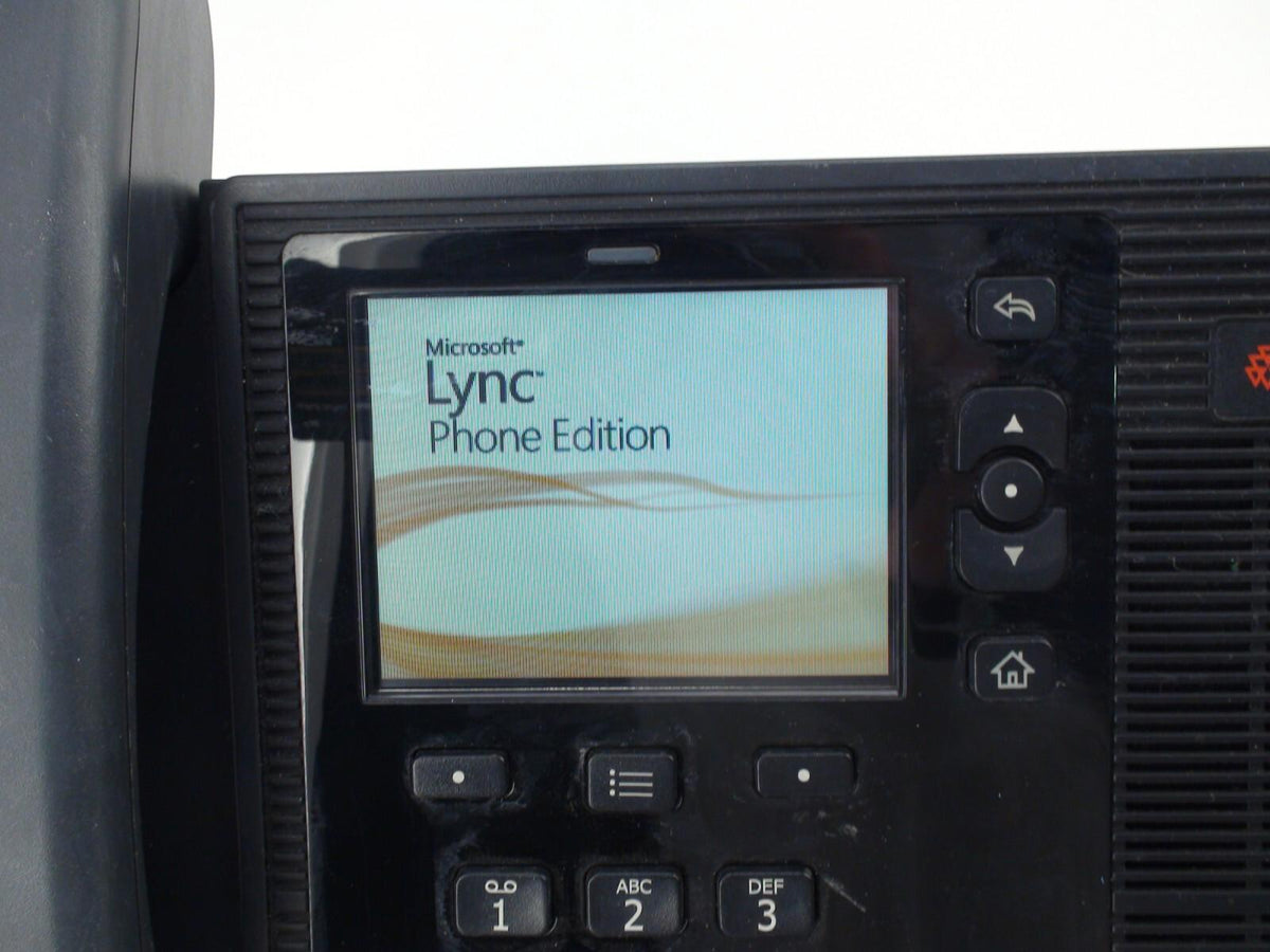 Téléphone de bureau VoIP Polycom CX600 2201-15942-001 Microsoft Lync avec alimentation