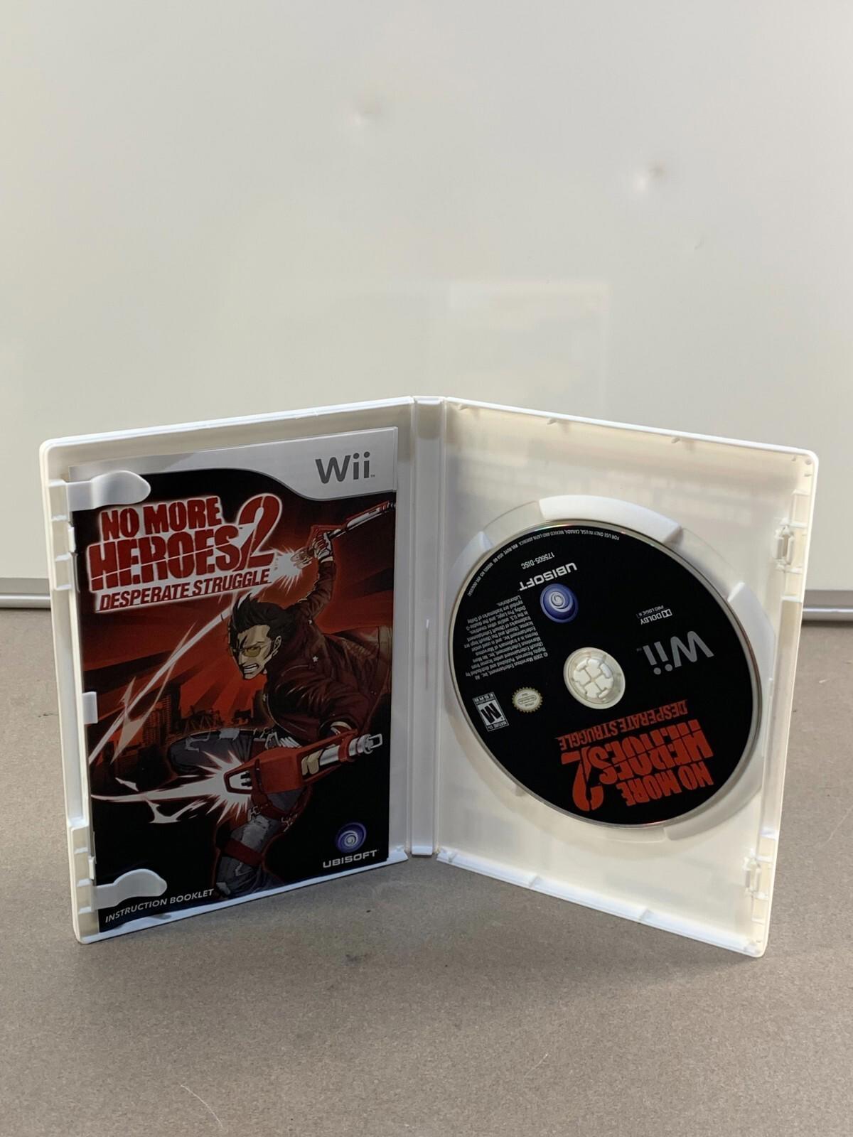 No More Heroes 2: Desperate Struggle (Nintendo Wii, 2010) CIB - Tested