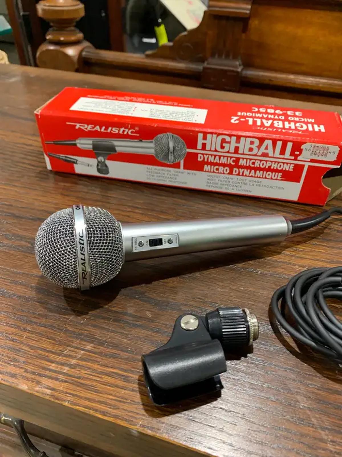 Realistic Highball-2 Microphone - 2 available