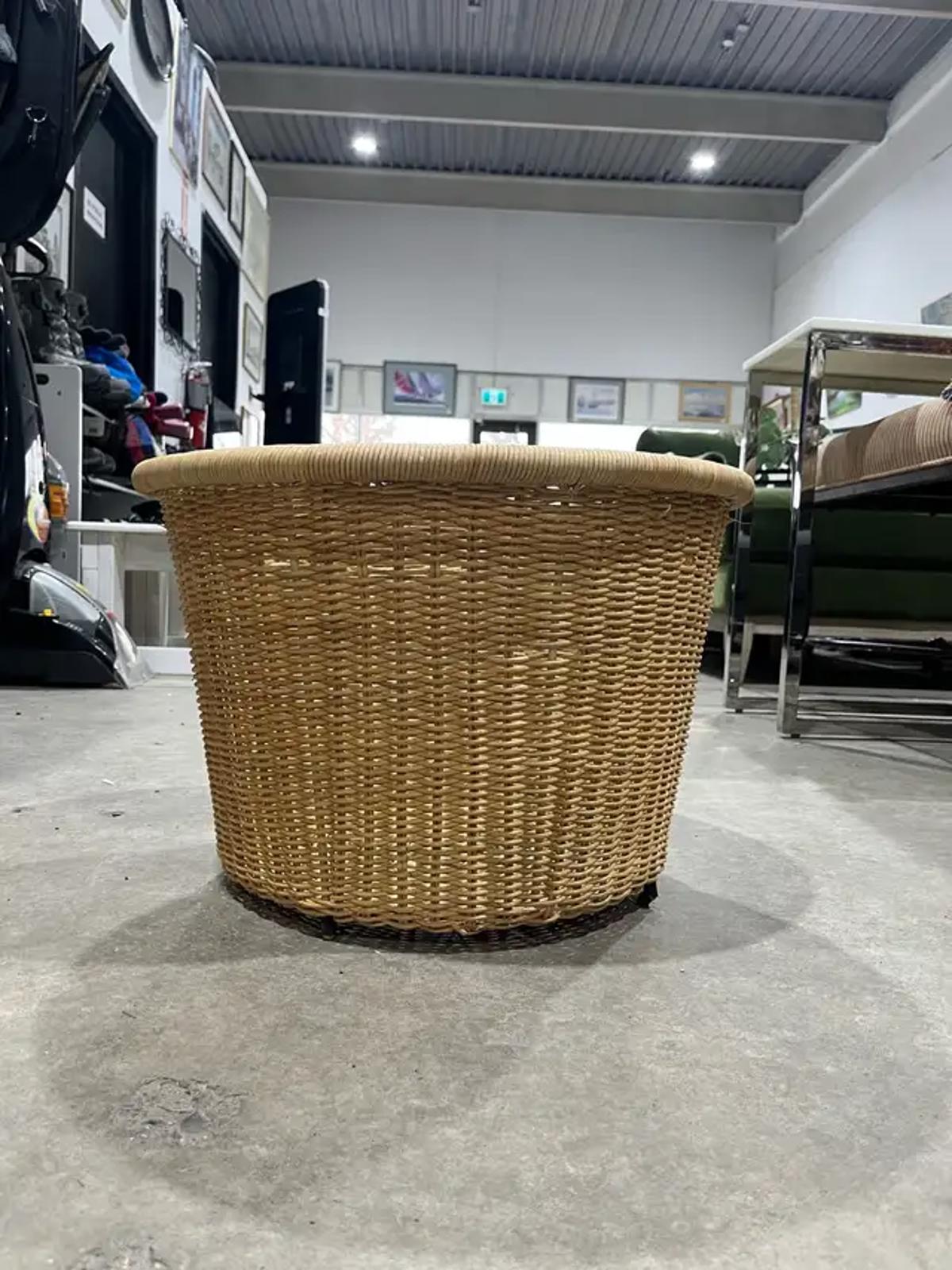 Large Round Wicker Basket