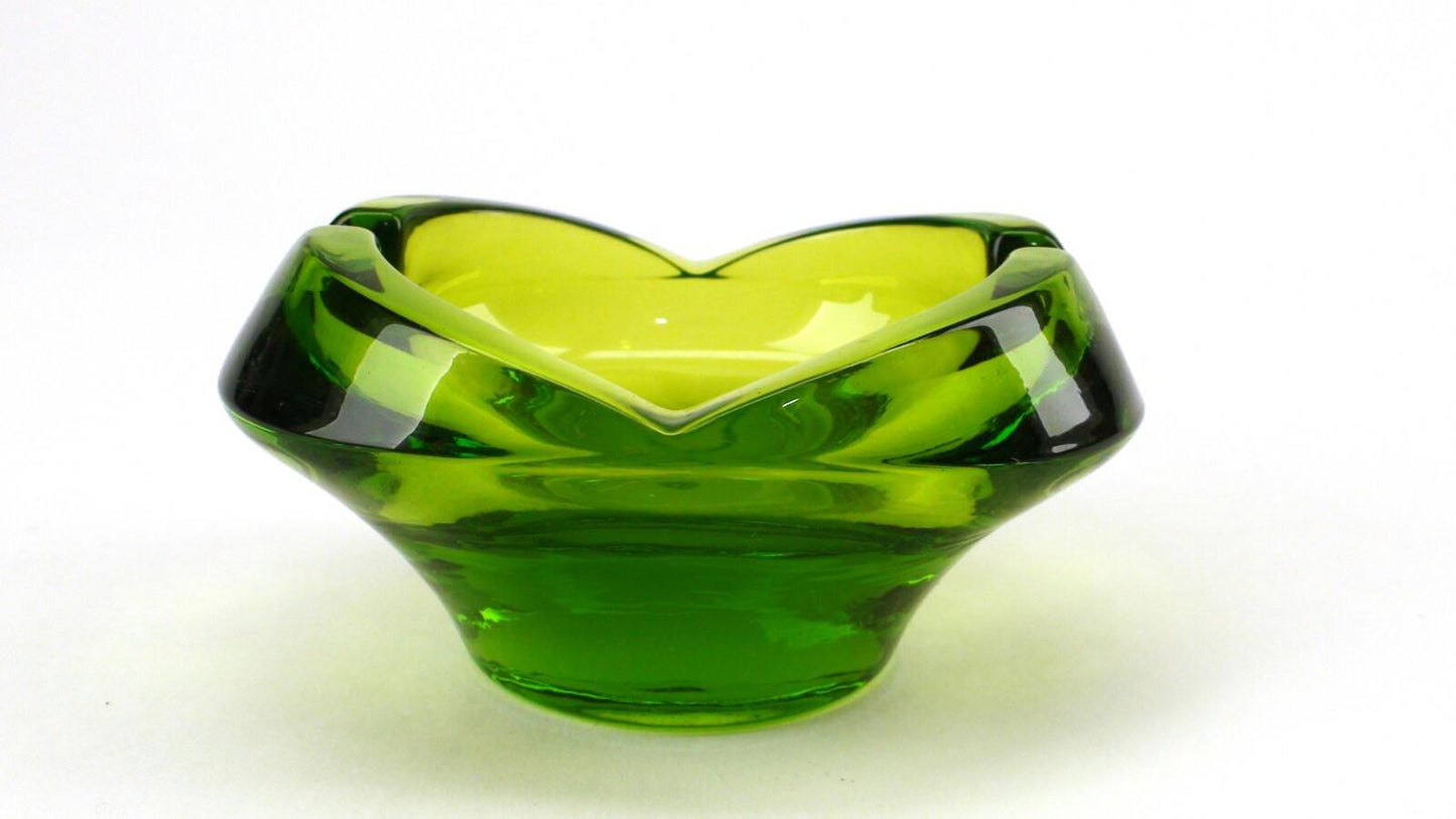 Collectible Vintage MCM Viking Glass Tulip Ashtray- Retro Smoking Modern Ashtray