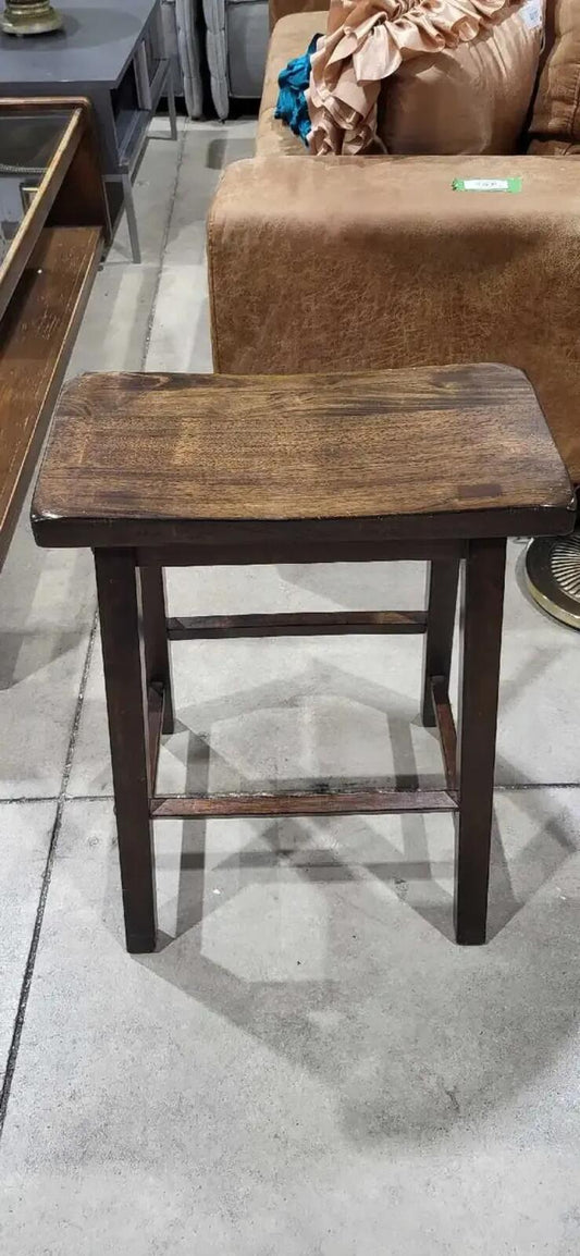 Ashley Furniture Wooden Stools Darkwood - 3 Available
